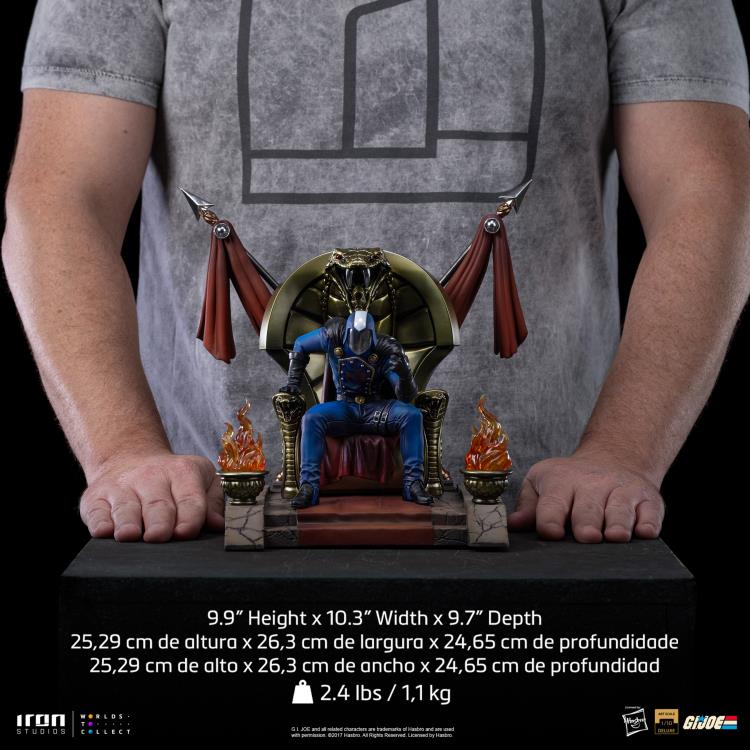 G.I. Joe Cobra Commander 1/10 Deluxe Art Scale Limited Edition Statue Gallery Image 16
