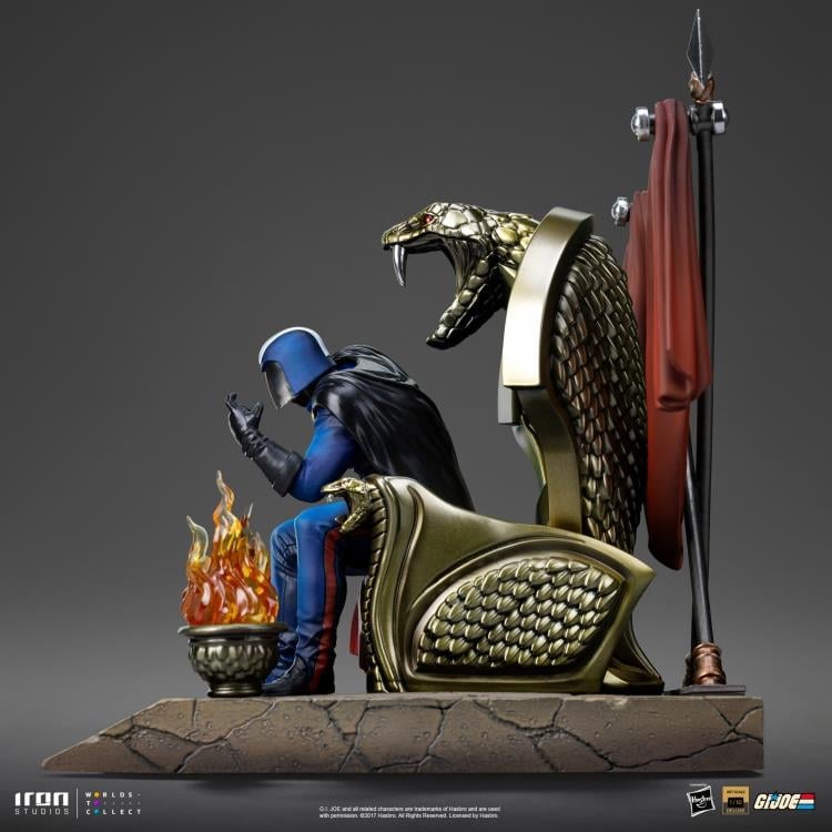 G.I. Joe Cobra Commander 1/10 Deluxe Art Scale Limited Edition Statue Gallery Image 12