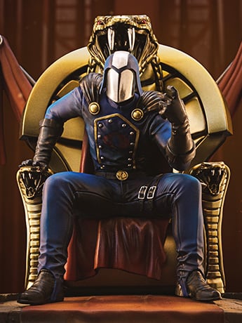G.I. Joe Cobra Commander 1/10 Deluxe Art Scale Limited Edition Statue Gallery Image 2