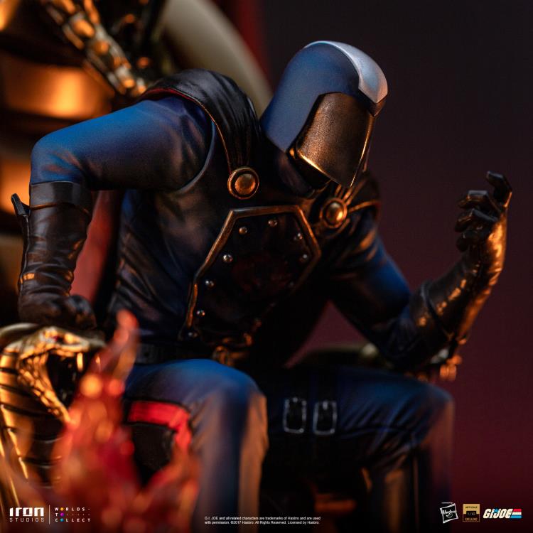 G.I. Joe Cobra Commander 1/10 Deluxe Art Scale Limited Edition Statue Gallery Image 5