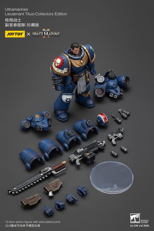 Warhammer 40,000: Space Marine 2 Ultramarines Lieutenant Titus (Collectors Edition) 1/18 Scale Action Figure Gallery Image 17