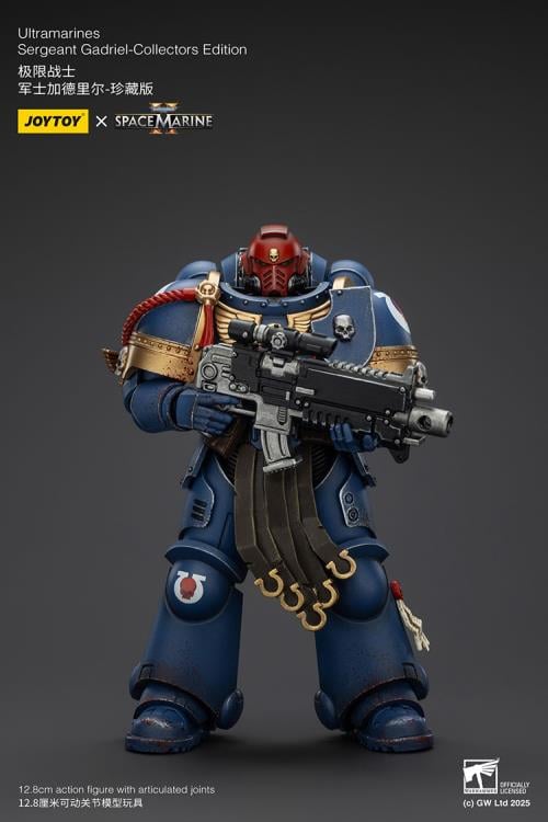 Warhammer 40,000: Space Marine 2 Ultramarines Sergeant Gadriel (Collectors Edition) 1/18 Scale Action Figure Gallery Image 4