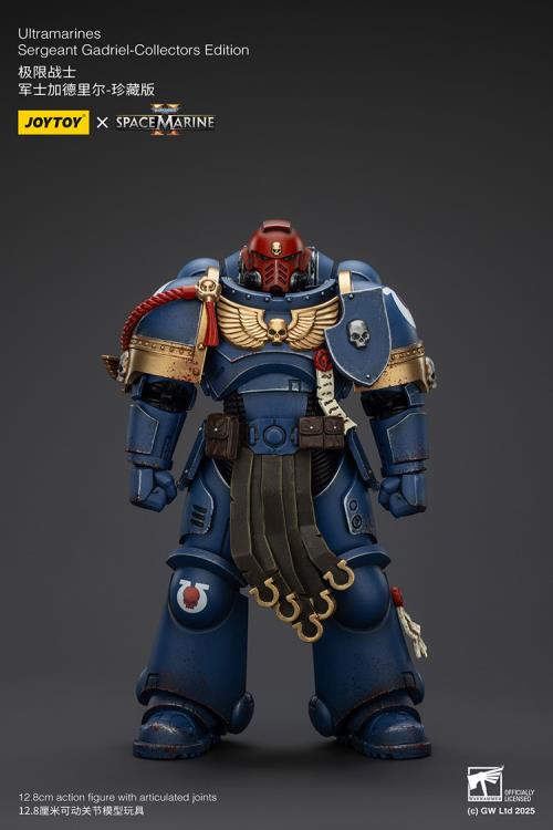 Warhammer 40,000: Space Marine 2 Ultramarines Sergeant Gadriel (Collectors Edition) 1/18 Scale Action Figure Gallery Image 3