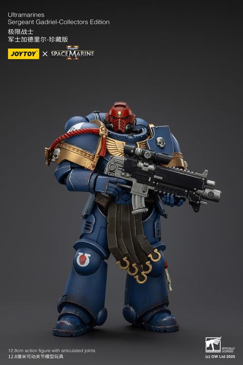 Warhammer 40,000: Space Marine 2 Ultramarines Sergeant Gadriel (Collectors Edition) 1/18 Scale Action Figure Gallery Image 5