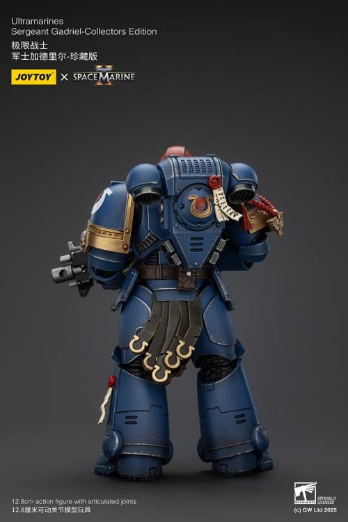 Warhammer 40,000: Space Marine 2 Ultramarines Sergeant Gadriel (Collectors Edition) 1/18 Scale Action Figure Gallery Image 6