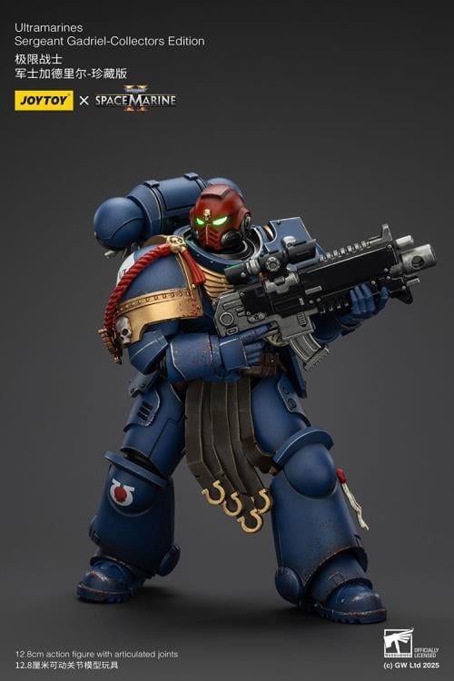 Warhammer 40,000: Space Marine 2 Ultramarines Sergeant Gadriel (Collectors Edition) 1/18 Scale Action Figure Gallery Image 13