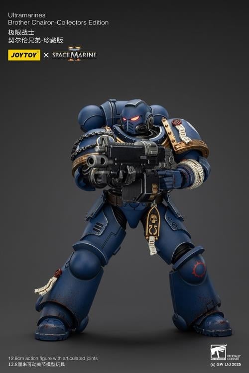 Warhammer 40,000: Space Marine 2 Ultramarines Brother Chairon (Collectors Edition) 1/18 Scale Action Figure Gallery Image 13