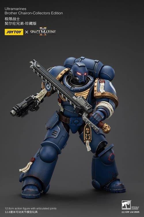 Warhammer 40,000: Space Marine 2 Ultramarines Brother Chairon (Collectors Edition) 1/18 Scale Action Figure Gallery Image 14