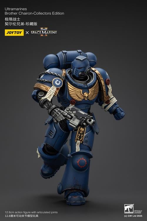 Warhammer 40,000: Space Marine 2 Ultramarines Brother Chairon (Collectors Edition) 1/18 Scale Action Figure Gallery Image 10