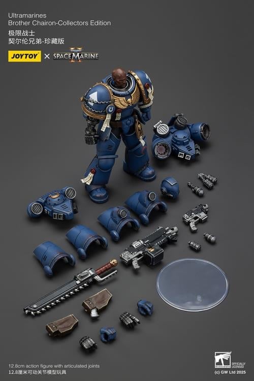 Warhammer 40,000: Space Marine 2 Ultramarines Brother Chairon (Collectors Edition) 1/18 Scale Action Figure Gallery Image 17