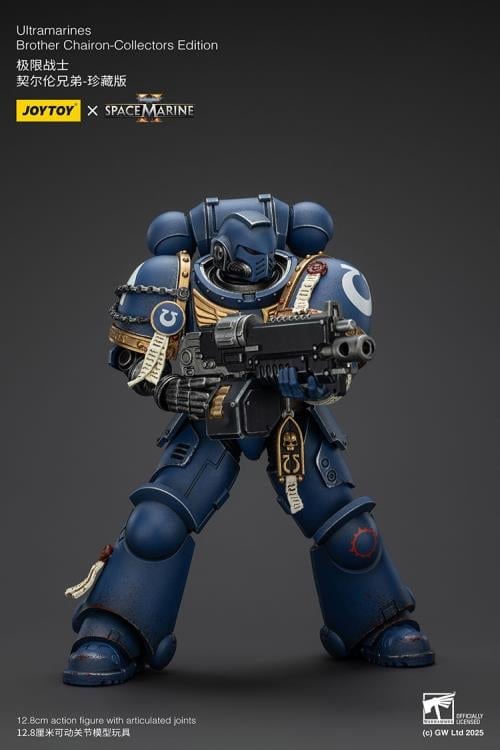 Warhammer 40,000: Space Marine 2 Ultramarines Brother Chairon (Collectors Edition) 1/18 Scale Action Figure Gallery Image 11