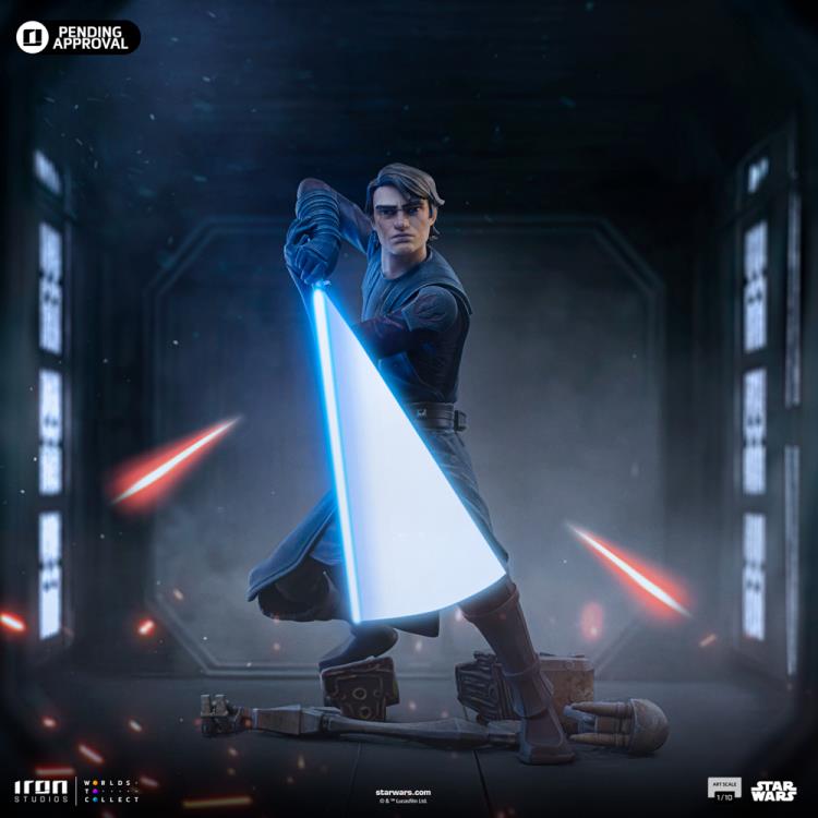 Star Wars: The Clone Wars Anakin Skywalker 1/10 Art Scale Limited Edition Statue Gallery Image 16