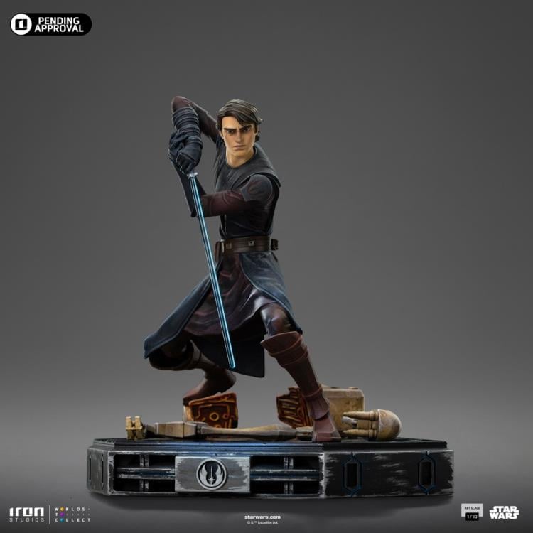 Star Wars: The Clone Wars Anakin Skywalker 1/10 Art Scale Limited Edition Statue Gallery Image 4