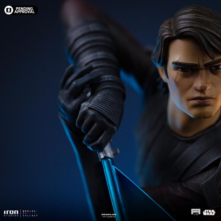 Star Wars: The Clone Wars Anakin Skywalker 1/10 Art Scale Limited Edition Statue Gallery Image 9