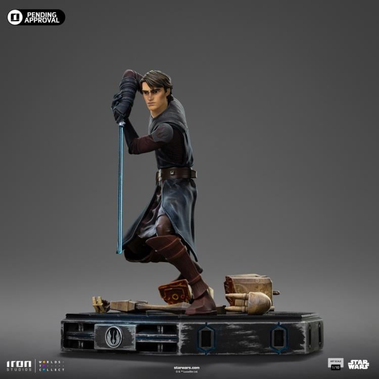 Star Wars: The Clone Wars Anakin Skywalker 1/10 Art Scale Limited Edition Statue Gallery Image 5