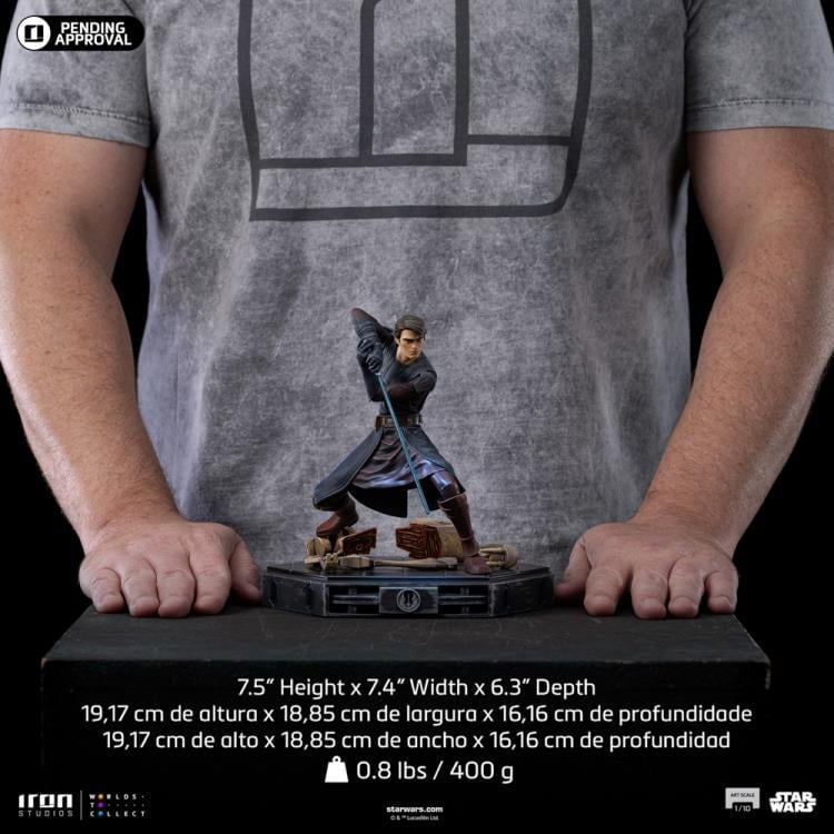 Star Wars: The Clone Wars Anakin Skywalker 1/10 Art Scale Limited Edition Statue Gallery Image 17