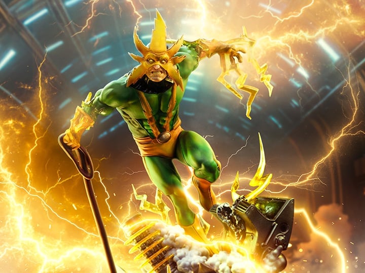 刹*那様 MARVELフィギュア Marvel Spider-Man vs Villains Battle Diorama Series Electro 1/10