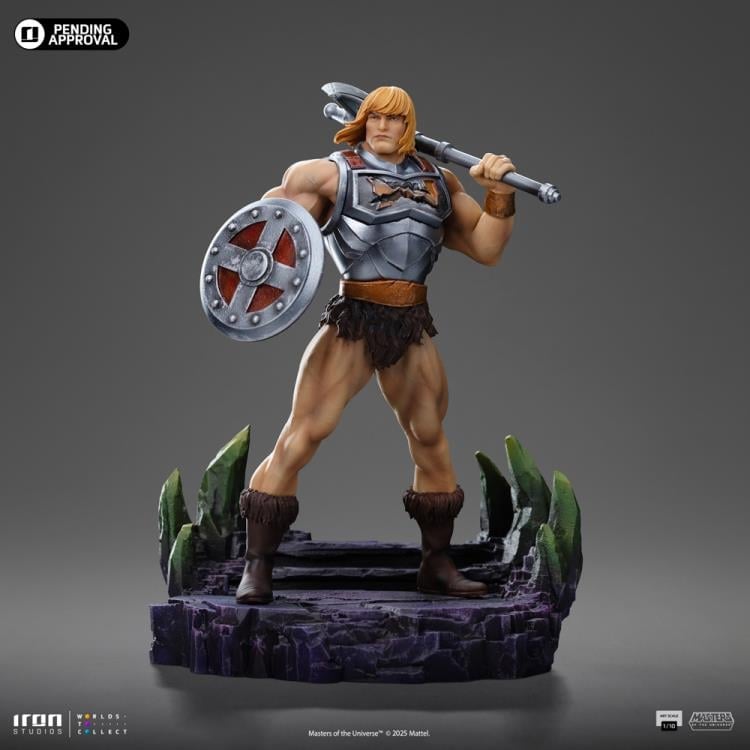 Masters of the Universe He-Man (Battle Armor Ver.) 1/10 Art Scale BBTS Exclusive Limited Edition Statue Gallery Image 13