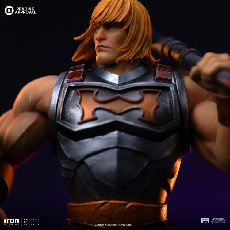 Masters of the Universe He-Man (Battle Armor Ver.) 1/10 Art Scale BBTS Exclusive Limited Edition Statue Gallery Image 5