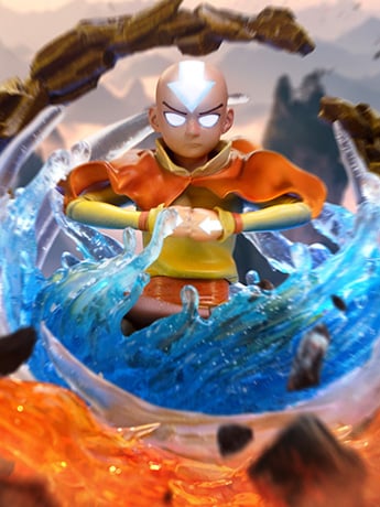 Avatar: The Last Airbender Aang 1/10 Art Scale Limited Edition Statue Gallery Image 2
