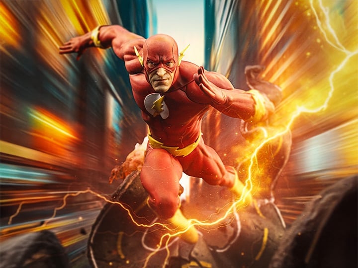DC Comics The Flash Series #9 1/10 Art Scale Limited Edition Statue Gallery Image 1