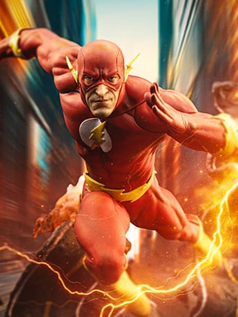 DC Comics The Flash Series #9 1/10 Art Scale Limited Edition Statue Gallery Image 2