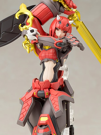Phantasy Star Online 2 Vermillion Guardian Shiki 1/12 Scale Model Kit (Reissue) Gallery Image 2