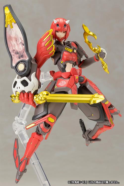 Phantasy Star Online 2 Vermillion Guardian Shiki 1/12 Scale Model Kit (Reissue) Gallery Image 4