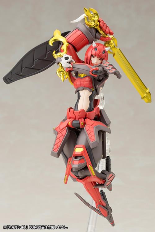 Phantasy Star Online 2 Vermillion Guardian Shiki 1/12 Scale Model Kit (Reissue) Gallery Image 12