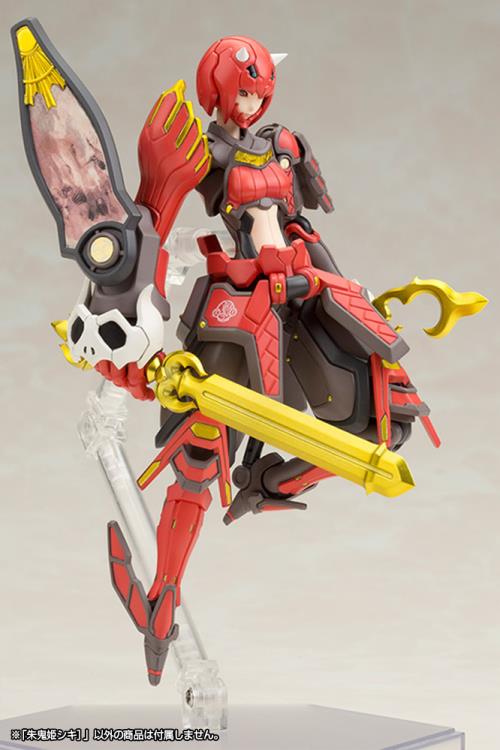 Phantasy Star Online 2 Vermillion Guardian Shiki 1/12 Scale Model Kit (Reissue) Gallery Image 10
