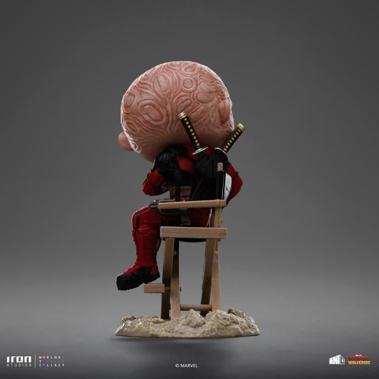Deadpool & Wolverine MiniCo Deadpool, Wolverine and Headpool (Unmasked) Figure Set Gallery Image 9
