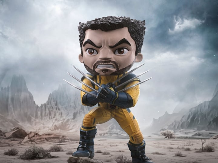 Deadpool & Wolverine MiniCo Wolverine (Unmasked) Figure Gallery Image 1