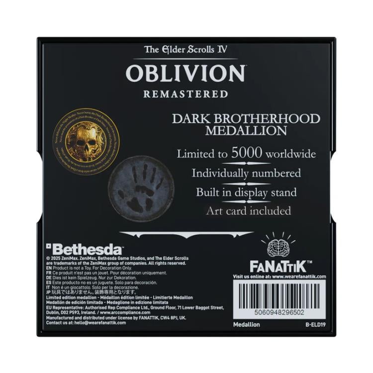 The Elder Scrolls IV: Oblivion Dark Brotherhood Medallion Gallery Image 6