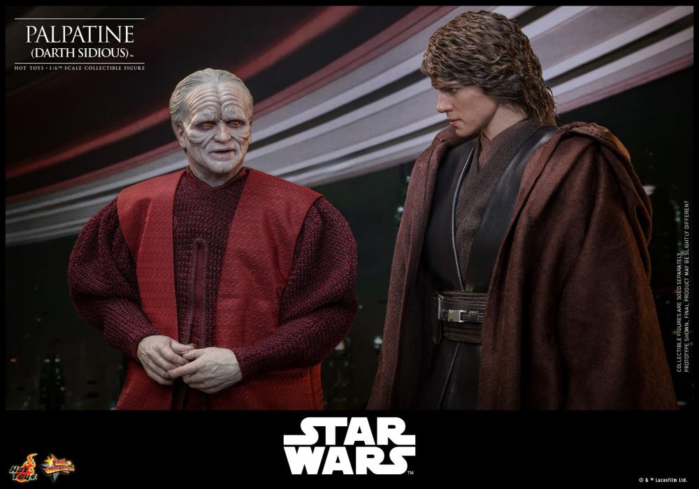 Star Wars: Revenge of the Sith MMS805 Palpatine (Darth Sidious) 1/6th Scale Collectible Figure Gallery Image 7