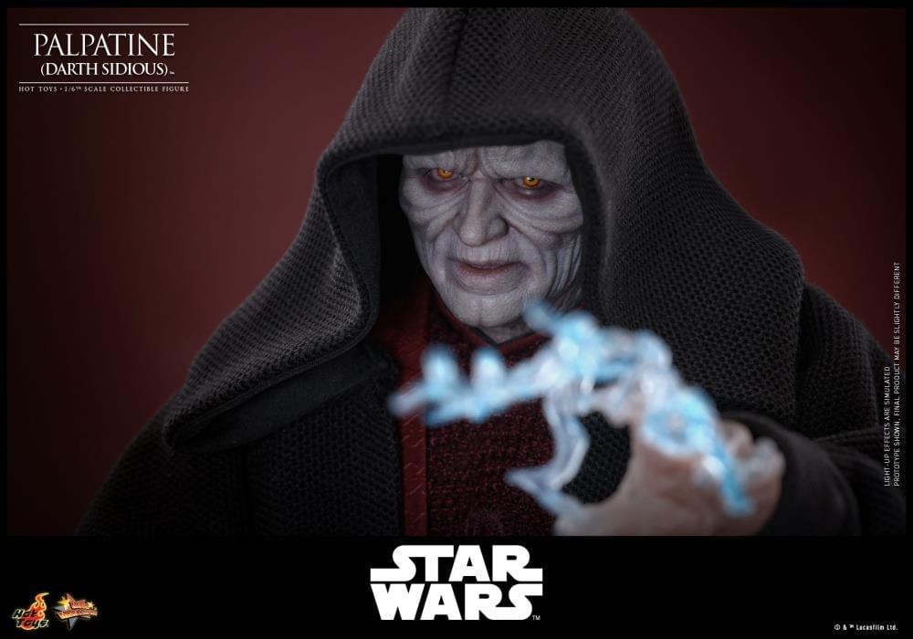 Star Wars: Revenge of the Sith MMS805 Palpatine (Darth Sidious) 1/6th Scale Collectible Figure Gallery Image 6