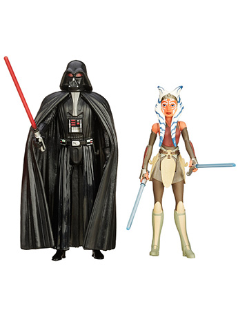 Star Wars 3.75" Darth Vader & Ahsoka Tano 2-Pack (Rebels) Gallery Image 2