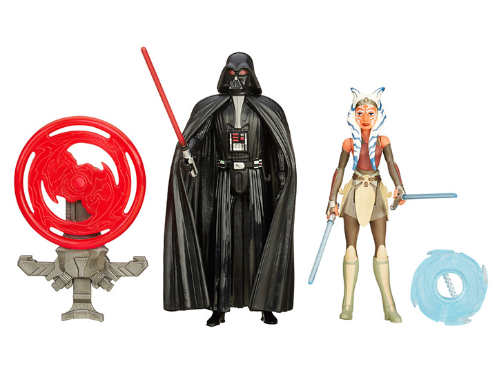 Star Wars 3.75" Darth Vader & Ahsoka Tano 2-Pack (Rebels) Gallery Image 1