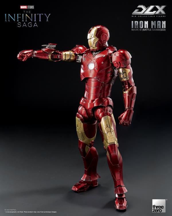Marvel: The Infinity Saga DLX Iron Man Mark 3 (Battle Damaged) 1/12 Scale Action Figure Gallery Image 7