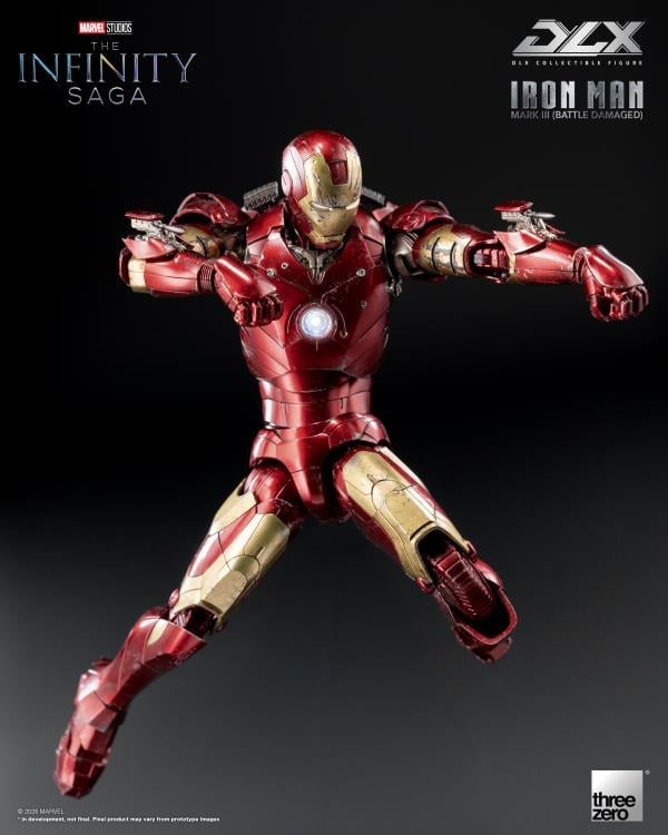 Marvel: The Infinity Saga DLX Iron Man Mark 3 (Battle Damaged) 1/12 Scale Action Figure Gallery Image 9