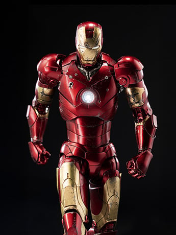 Image of Marvel: The Infinity Saga DLX Iron Man Mark 3 (Battle Damaged) 1/12 Scale Action Figure