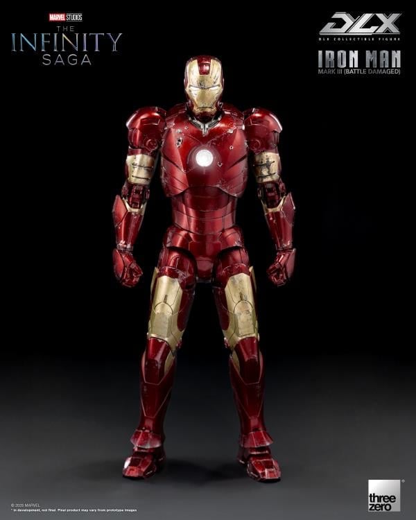 Marvel: The Infinity Saga DLX Iron Man Mark 3 (Battle Damaged) 1/12 Scale Action Figure Gallery Image 4