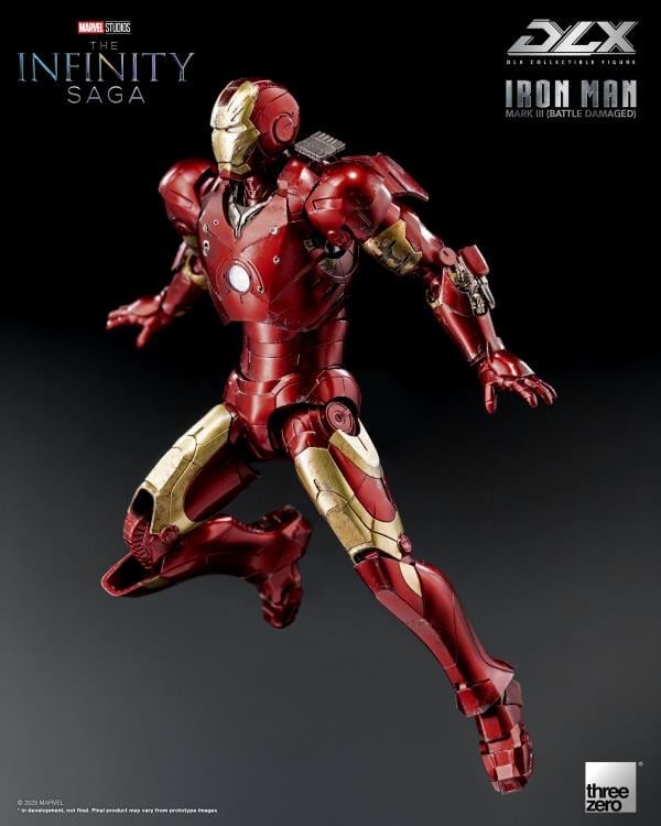 Marvel: The Infinity Saga DLX Iron Man Mark 3 (Battle Damaged) 1/12 Scale Action Figure Gallery Image 8