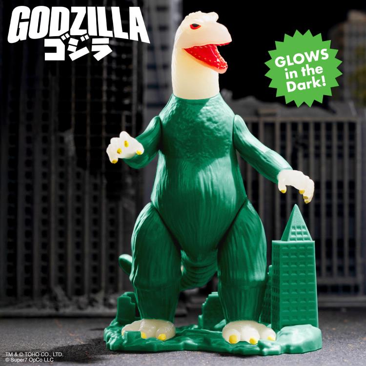 Toho ReAction Godzilla (Model Kit Inspired Glow-in-the-Dark) Action Figure Gallery Image 9