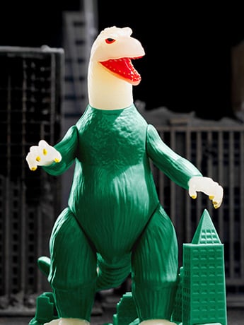 Toho ReAction Godzilla (Model Kit Inspired Glow-in-the-Dark) Action Figure Gallery Image 2