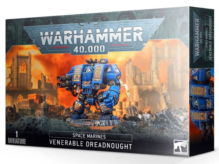 Warhammer 40,000 Space Marines Venerable Dreadnought Miniature Gallery Image 1