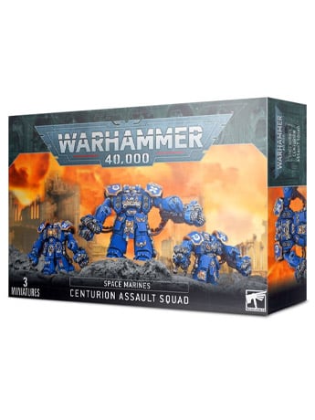 Warhammer 40,000 Space Marines Centurion Assault Squad Miniatures Set Gallery Image 2