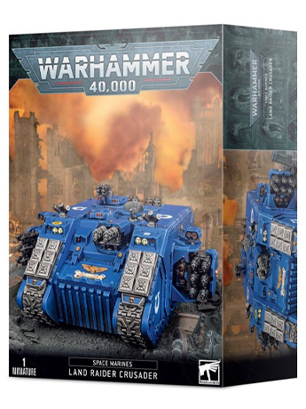 Warhammer 40,000 Space Marines Land Raider Crusader Miniature Gallery Image 2