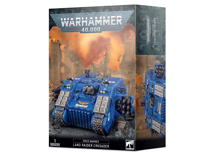 Warhammer 40,000 Space Marines Land Raider Crusader Miniature Gallery Image 1