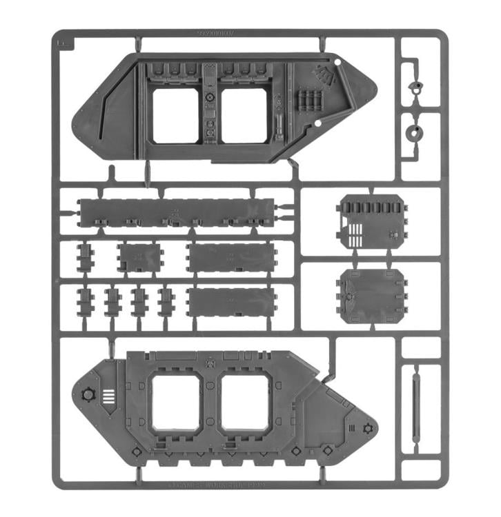 Warhammer 40,000 Space Marines Land Raider Crusader Miniature Gallery Image 4