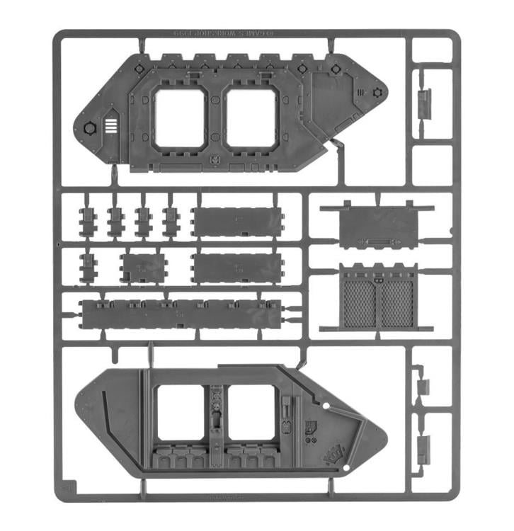 Warhammer 40,000 Space Marines Land Raider Crusader Miniature Gallery Image 5